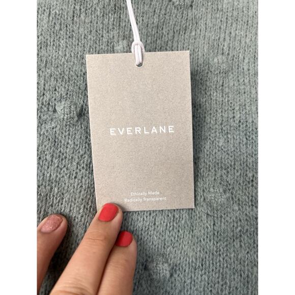 NWT Everlane The Alpaca Pom-Pom Turtleneck Sweater Size Small Wool - Picture 7 of 14